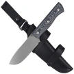 Nóż Maserin Woodsman 917/MCN Black Denim Micarta, Stonewashed Nitro X7 by Igor Bortolussi