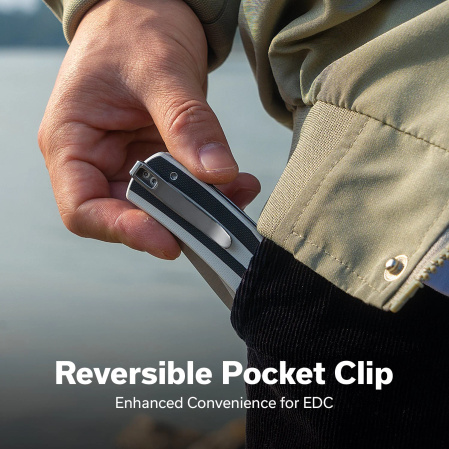 Nóż składany Sencut Regnator White / Black G10, Satin 9Cr18MoV (S24057-3)