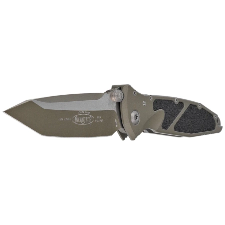 Microtech Socom Elite T/E-M Knife Cerakote Moss Green Aluminum, Cerakote Moss Green M390MK by Tony Marfione (161-1MG-C21Z13)