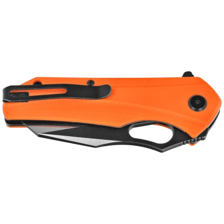 Bestech Operator Knife Orange G10, Satin/Black D2 (BG36D)