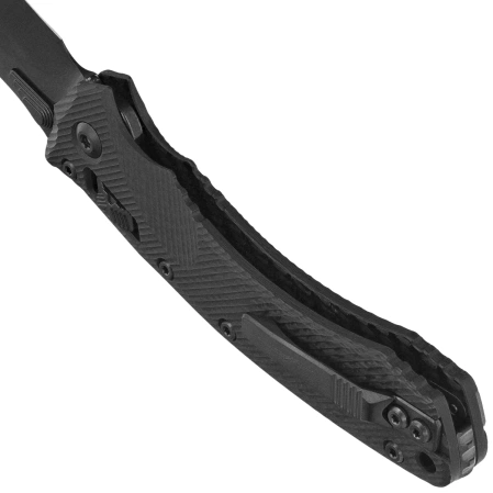 Microtech Amphibian Ram-Lok S/E Knife Fluted Carbon Fiber, Black DLC M390MK by Tony Marfione (137RL-1DLCTFLCFS)