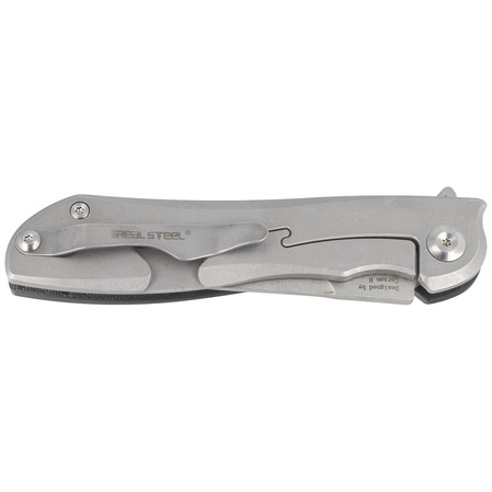 Real Steel Megalodon Revival G10/Carbon Fiber, Stonewashed N690 by Carson Huang (7422)