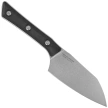 Microtech Santoku 4.2'' Kitchen Knife Black G10, Stonewashed M390MK (3300-10BK)