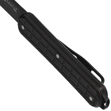 Scyzoryk Fox Vulpis 130 LE No 064/250 Grenade Pattern Black Copper, Black Stonewashed M390 (FX-VPGP130 COB)