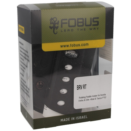 Fobus Beretta Vertec & Elite holster .40cal & Taurus PT92, Right (BRV RT)