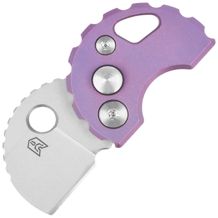 Nóż składany Bestechman Turtle Purple Titanium, Bead Blasted 14C28N (BM20B)