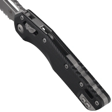 Microtech MSI S/E Knife Black Fluted G10, Apocalyptic F/S M390MK by Tony Marfione (210-12APFLGTBK)