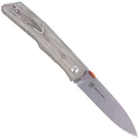 FOX The Sicilian Green Micarta, Stone Washed by Bob Terzuola (FX-525 MI)