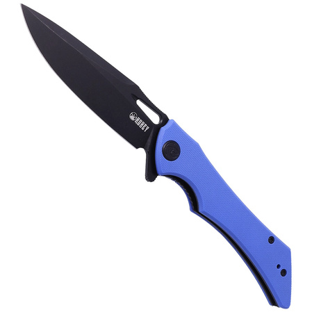 Nóż składany Kubey Raven Blue G10, Dark Stonewashed AUS-10 by Jelly Jerry (KB245H)