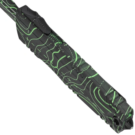 Nóż automatyczny OTF Microtech Luminary ZBP D/E Signature Topographic Night Ops Aluminium, Topographic Night Ops M390MK by Tony Marfione (1270-1TPNOS)