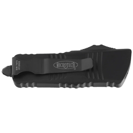 Nóż automatyczny OTF Microtech Mini Troodon D/E Black Aluminium, Black by Tony Marfione (238-3T)