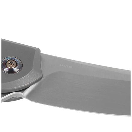 Nóż składany WE Knife Merata LE No 245/310 Titanium / Nebula Fat Carbon Fiber, Hand Rubbed Satin CPM 20CV by Anton Tkachenko (WE22008B-2)