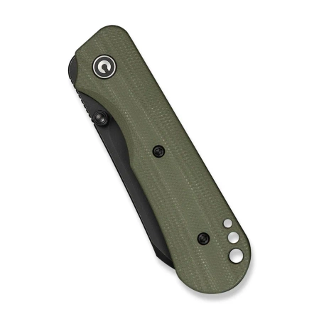 Nóż składany Civivi Crabby OD Green G10, Black Stonewashed 14C28N by Ken Onion Jr. (C24055-1)