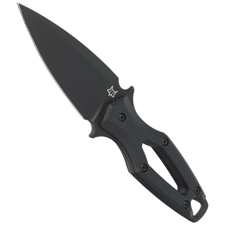 Nóż FOX Aka Black G10, Black Top Shield Elmax by Denis Simonutti (FX-553 B)