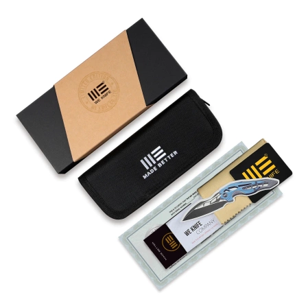 WE Knife Orpheus LE No ???/155 Gray Titanium / Nebula Fat Carbon, Hand Rubbed Satin CPM 20CV (WE23009-4)