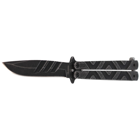 Balisong Knife Martinez Albainox Stone, Stonewashed (02105)