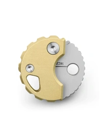 Nóż składany Bestechman Turtle Gold Titanium, Bead Blasted 14C28N (BM20C)