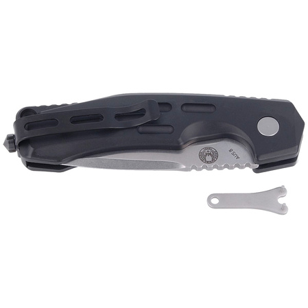 Böker Plus Thunder Storm Auto Black, AUS-8 (01BO792)