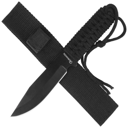 Martinez Albainox Black Army Knife Black Cord, Black 3Cr13MoV (32721)