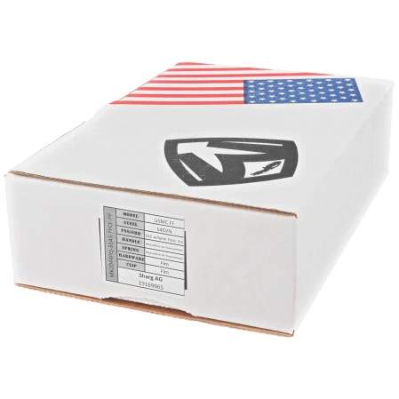 Medford USMC FF Black/Blue-Violet ''Diamond Head'' Titanium, Flm HW/Clip, Black DLC/Satin S45VN by Greg Medford (MK2044PQ-31A6-TFCF-PP)