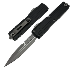 Microtech Ultratech Gen III EX-ZBP Bayonet Signature OTF Knife Black Aluminium, Apocalyptic M390MK by Tony Marfione (1120EX-10APS)