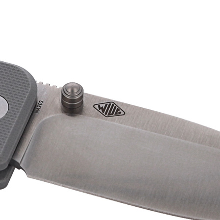 Nóż składany WE Knife Banter Gray G10, Satin CPM S35VN by Ben Petersen (2004E)