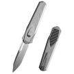 Remette RT-Swordfish T Knife Gray Aluminum/Carbon Fiber, Stonewashed 14C28N (ZL103C2)