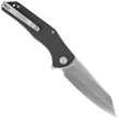 Kubey Flash Knife Black G10, Satin San Mai M2 (KU158O)