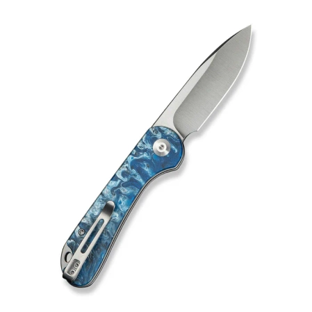 Civivi Elementum SJ Knife Blue Resin, Satin 14C28N (C18062AJ-4)