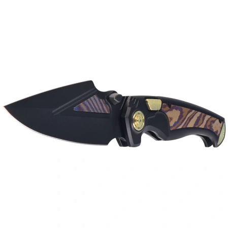 Nóż składany Remette Scepter Black Titanium/Timascus, Black DLC M390 (SCPT-B)