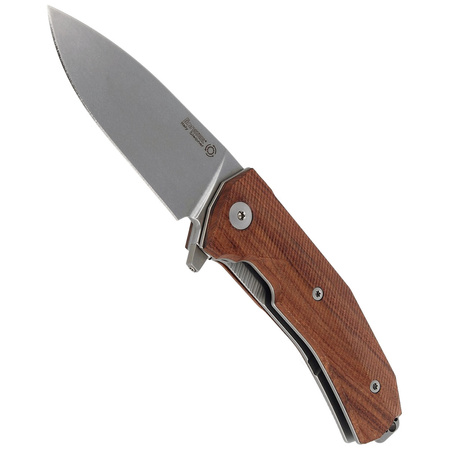 LionSteel KUR Santos Wood, Stonewashed Sleipner by Molletta (KUR ST)