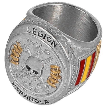 Tole 10 Imperial Legion Espanola Silvery Ring (16168)