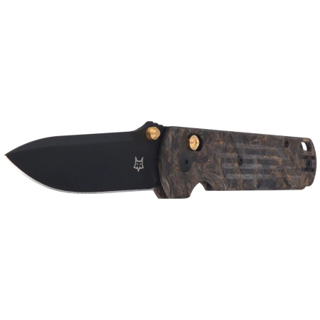 Nóż składany Fox Gabi Dark Matter Carbon Fiber, Black Stonewashed PVD Niolox (FX-451 DMG)