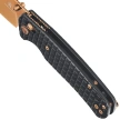 Bestechman Cicada's Wing Knife Black Frag Stainless Steel, Bronze PVD 10Cr15MoV (BMK06-S-3)