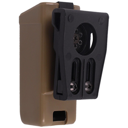 ESP Double-Stack 9 mm / .40 Magazine Pouch with UBC-03 Belt Clip, Khaki (MH-34 KH)