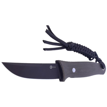 Nóż Civivi Tamashii Dark Green Micarta, Black Stonewashed by Bob Terzuola (C19046-4)