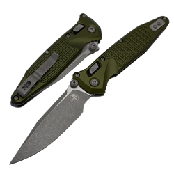 Microtech Socom Ram-Lok S/P-M Knife OD Green Frag Aluminum, Apocalyptic M390MK by Tony Marfione (160RL-10APFROD)