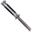 TOKISU Balisong Black G10/Steel, Satin butterfly knife (02174)