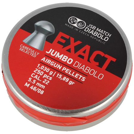 JSB Exact Jumbo 5.50 mm Pellets, 250 pcs (546245-250)