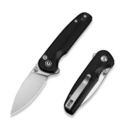 Nóż Civivi Knife Mini Shakan Black Aluminum, Satin Nitro-V (C20052F-1)