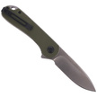 CIVIVI Knife Elementum Flipper OD Green G10, Satin Finish (C907E)