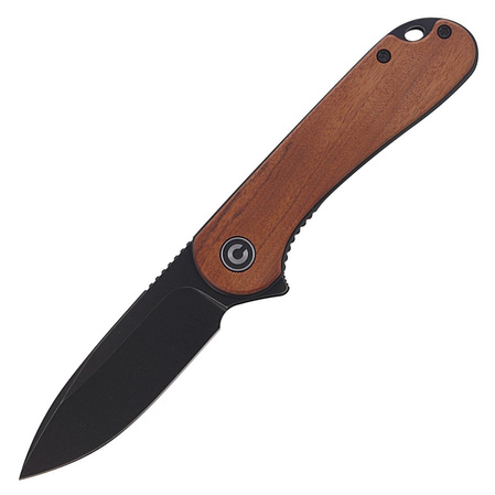 CIVIVI Knife Elementum Flipper Cuibourtia Wood, Black Stonewashed (C907U)