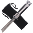 TOKISU Balisong Black G10/Steel, Satin butterfly knife (02174)