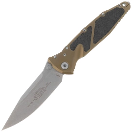 Microtech Socom Elite S/E-M Knife OD Green Aluminum, Apocalyptic M390 by Tony Marfione (160-10APOD)