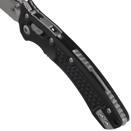 Nóż składany Microtech Amphibian Ram-Lok Mini S/E Black Frag Aluminium, Stonewashed M390MK by Tony Marfione (137MRL-10FR)