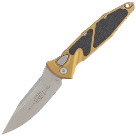 Microtech Socom Elite Auto S/E Knife Tan Aluminium, Apocalyptic M390MK by Tony Marfione (160A-10APTA)