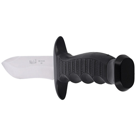 Muela 85-161 Black Rubber Knife, Satin 420H