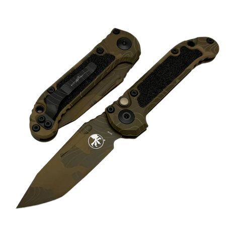 Microtech LUDT Gen III T/E Signature Automatic Knife Badlands Camo Aluminum, Badlands Camo M390MK by Tony Marfione (1136-1TPBNCS-Z4)