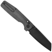 Bestech Slasher Black Micarta, Black Stonewashed D2 Knife (BG56A-2)