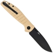 Nóż składany Bestechman Goodboy Khaki G10, Black DLC D2 by Keanu Alfaro (BMK04E)